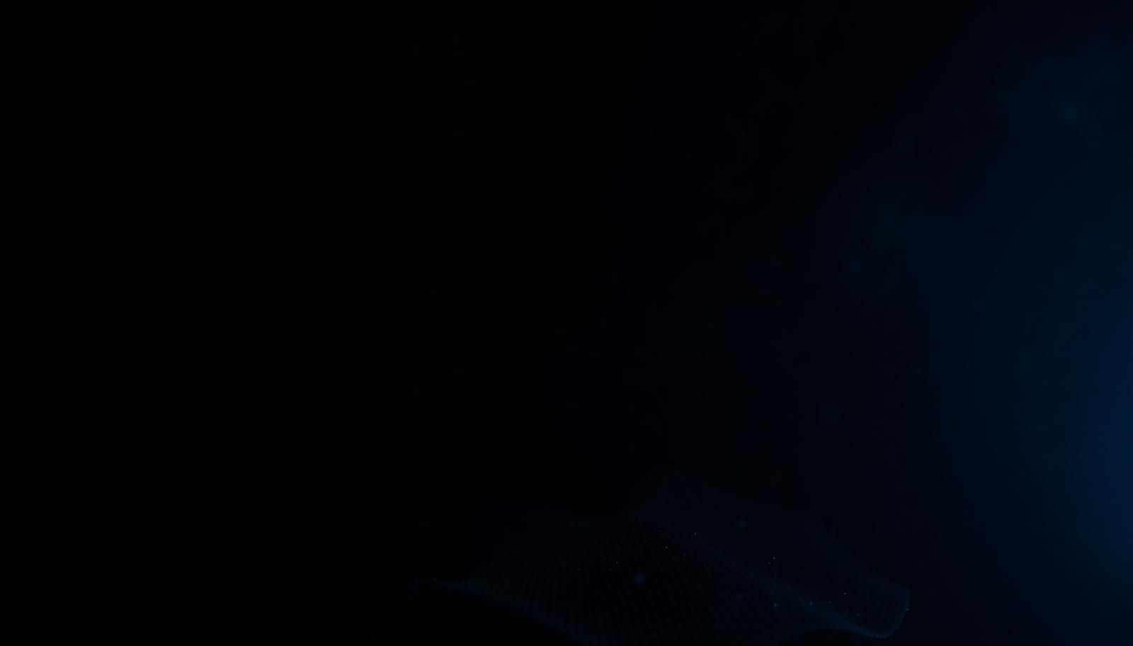 Abstract dark visual: rings converging into one clear focal point