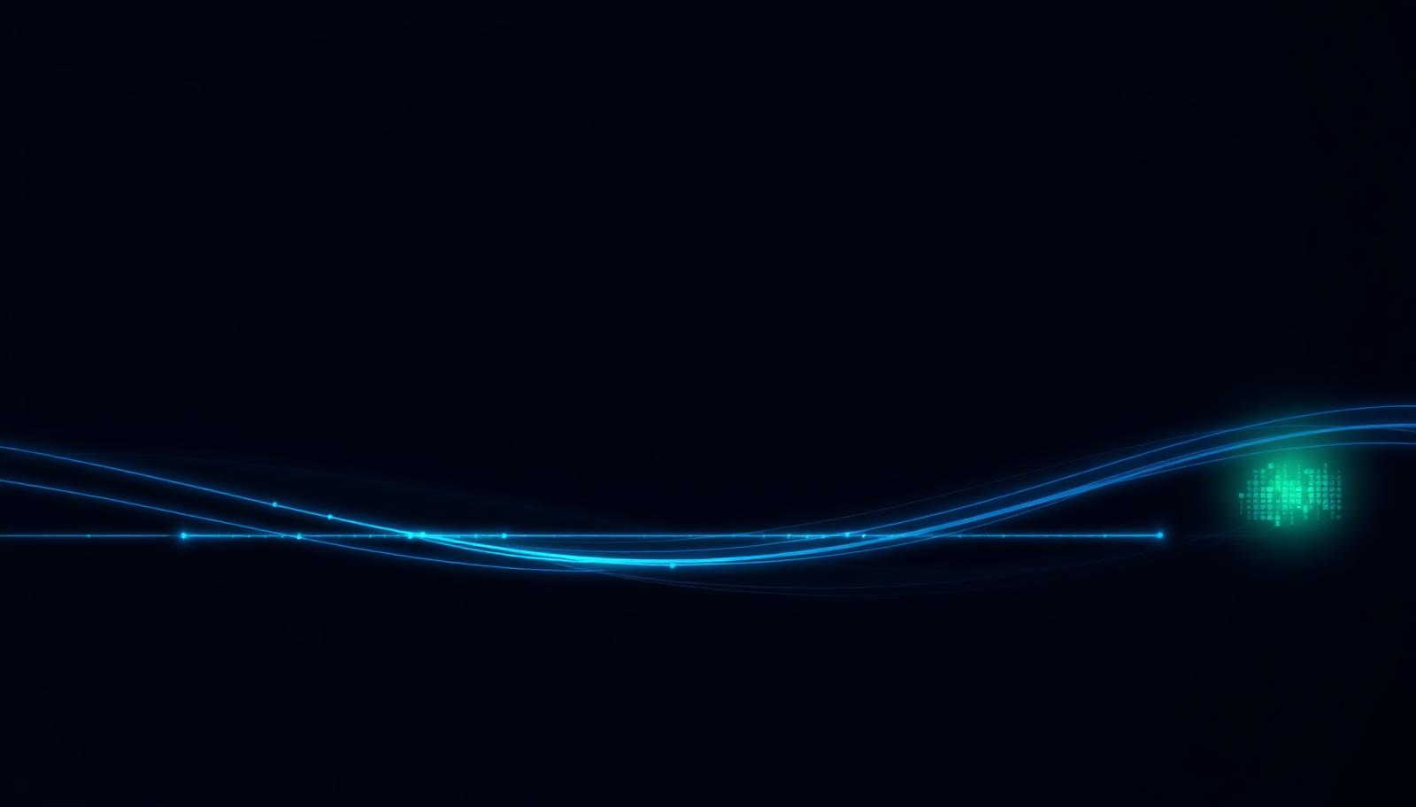 Abstraktes Visual: Pipeline-Stufen mit Checkpoints als Datenfluss
